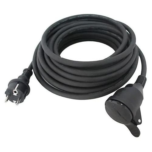 Rallonge électrique Diall H07RNF 3G1 5mm² avec clapet 20m noir