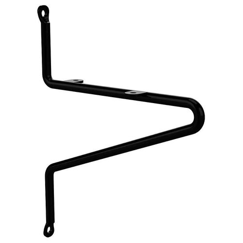 Lot de 2 équerres filaire à visser L. 14,2 cm Cime métal noir