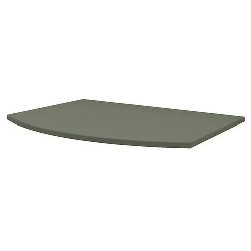 Plan De Toilette Pour Vasque À Poser Vague Kaki Mat 69,4 Cm