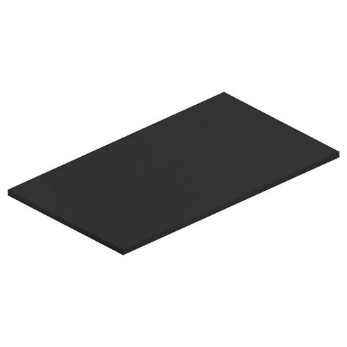 Plan De Toilette Pour Vasque À Poser Noir 90 Cm Pura