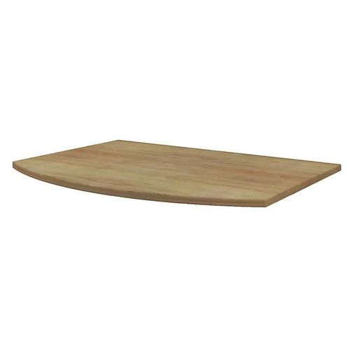 Plan De Toilette Pour Vasque À Poser Vague Effet Bois 69,4 Cm