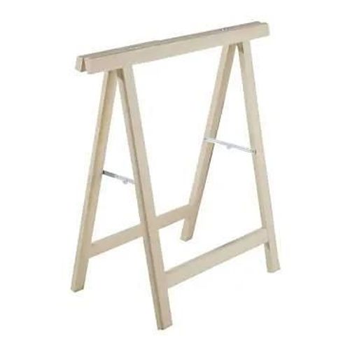 Tréteau En Bois Hêtre Form L. 80 Cm X H. 80 Cm