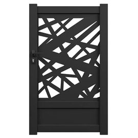 Portillon Battant 4alu Aluminium Gris 7016 - 100 X H.154,2 Cm