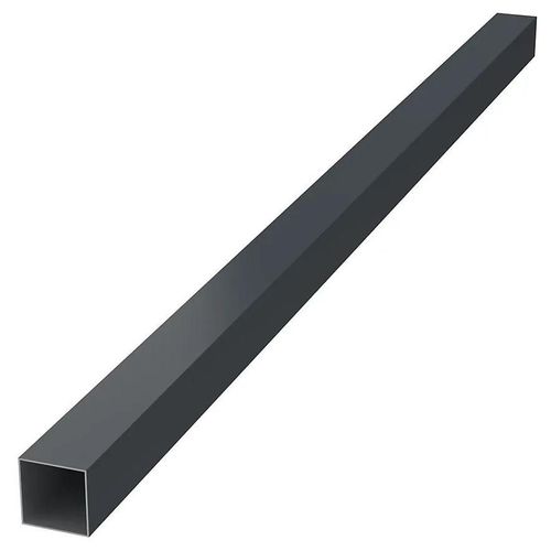 Poteau Belty 10 X 10 Cm En Aluminium À Sceller - Hauteur 250 Cm - Gris
