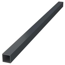 Poteau Belty 10 X 10 Cm En Aluminium À Sceller - Hauteur 250 Cm - Gris