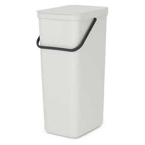 Poubelle de tri Brabantia Sort & Go 40 L blanc