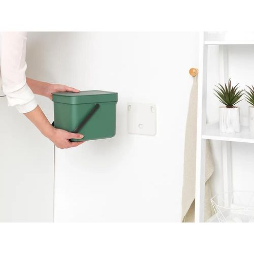 Poubelle à pédale Brabantia Sort & Go 6 L vert