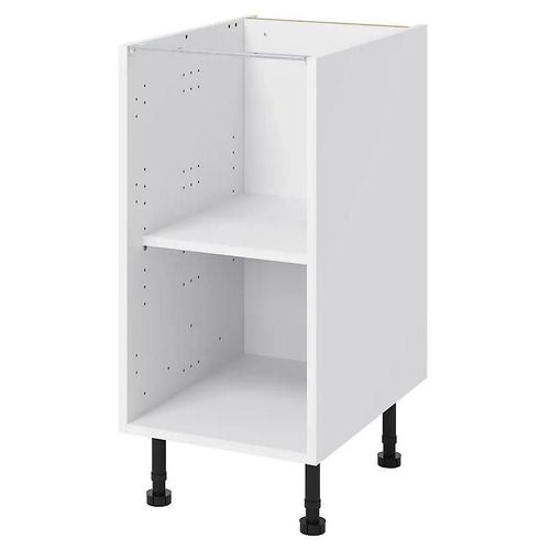 Caisson Bas De Cuisine Caraway Goodhome Blanc H. 72 Cm X L. 40 Cm