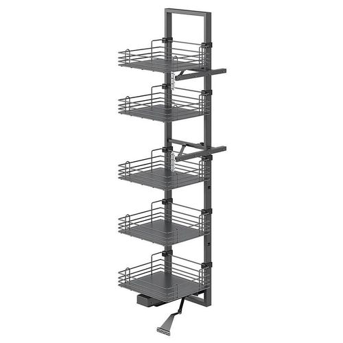 Colonne Coulissante 5 Niveaux Goodhome Enden Pèbre 60 Cm