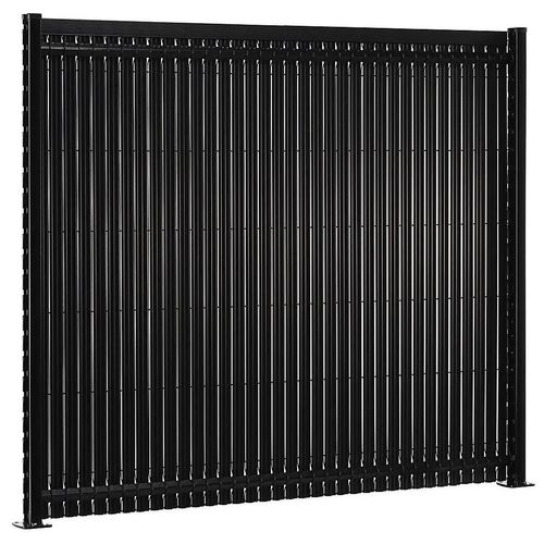 Kit De Lamelles Occultantes Pvc Noir H.123 Cm