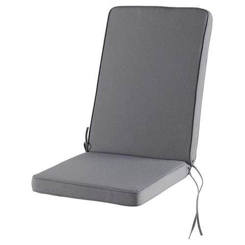 Coussin Fauteuil Haut Goodhome Tiga Gris 40 X 94 Cm