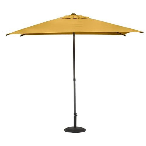 Parasol Droit Carré 2,5x2,5m Soya Jaune Moutarde Hesperide