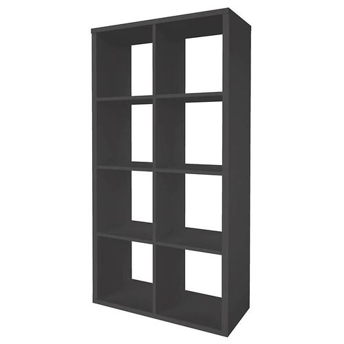 Étagère Modulable 8 Cubes Goodhome Mixxit Anthracite