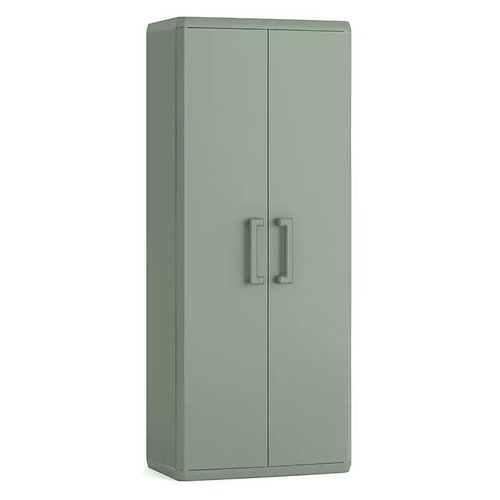 Armoire Haute Keter Quadra Vert L.68 X H.166 X P.39 Cm