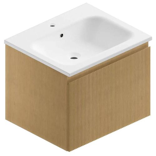 Meuble Sous Vasque Chêne Clair 60 Cm Pura