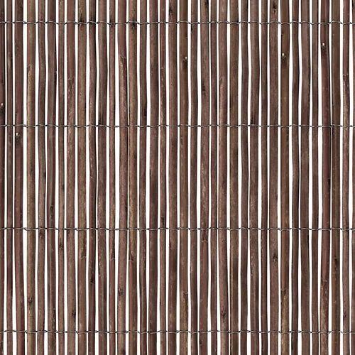 Canisse En Osier Fendu L.3 X H.1 M Couleur Naturel