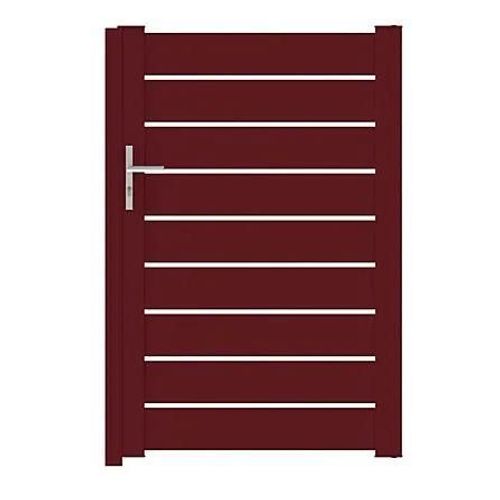 Portillon Rioz 100x152 Cm Rouge Pourpre Cm Rouge Pourpre 3004 Jardimat