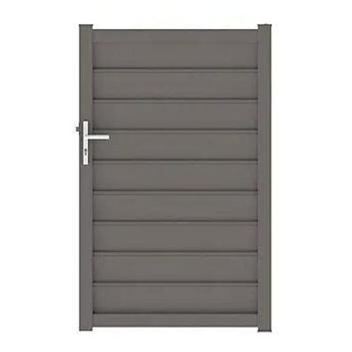 Portillon Cesson 100x160 Cm Gris Taupe 2900 Jardimat