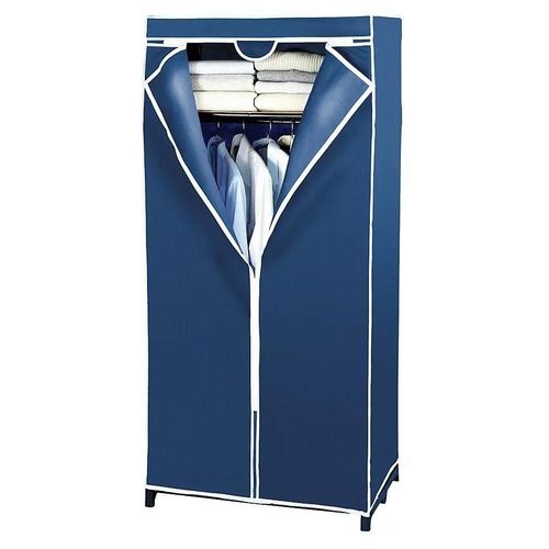 Armoire-Penderie H. 160 Cm X L. 75 Cm Avec Étagère Air Wenko Bleu