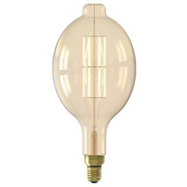 Ampoule Led À Filament Linéaire Calex E27 1100lm Blanc Chaud Verre Ambré