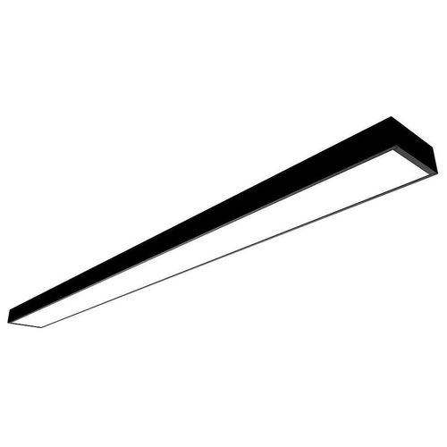 Réglette Lumineuse Shipton Led Intégrée Blanc Neutre Ip20 3600lm 36w L.120xl.10xh.1cm Noir Goodhome