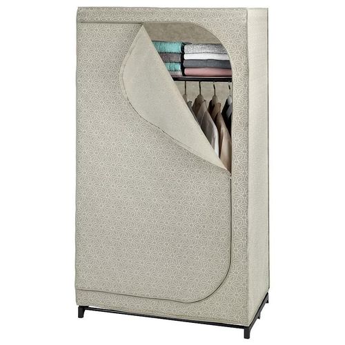 Armoire-Penderie H. 160 Cm X L. 90 Cm Avec Étagère Balance Wenko Beige