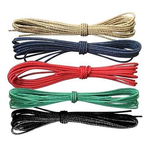 Fil De Chanvre Poli Jany France 5m Rouge Ép.3mm