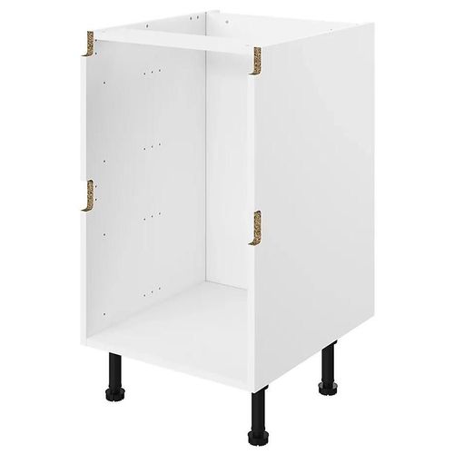 Caisson Bas De Cuisine À 2 Casseroliers Blanc L. 50 Cm Caraway Innovo Goodhome