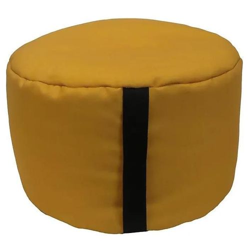 Pouf Rond Easy For Life ¿48 X H.27 Cm Jaune Cumin