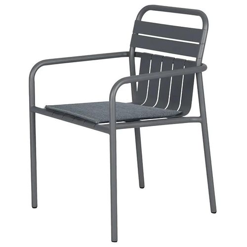 Fauteuil De Jardin Lithari Gris Goodhome