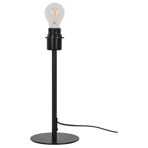 Pied De Lampe À Poser Noir E27 Ø15 X H.33cm 25w Goodhome Willet
