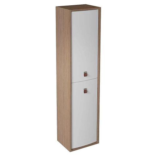 Colonne De Salle De Bains À Suspendre Ouverture Droite Havana Blanc Mat H. 160 X L. 39 Cm