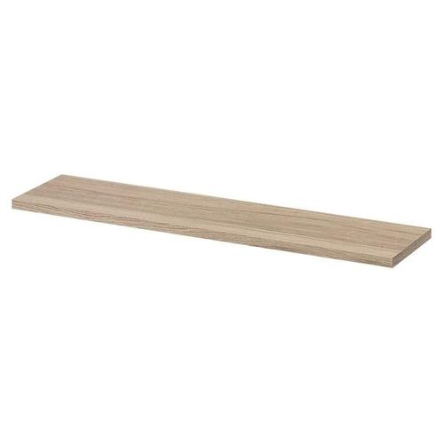 Tablette Murale Goodhome Rigga Effet Chêne Clair L. 80 Cm
