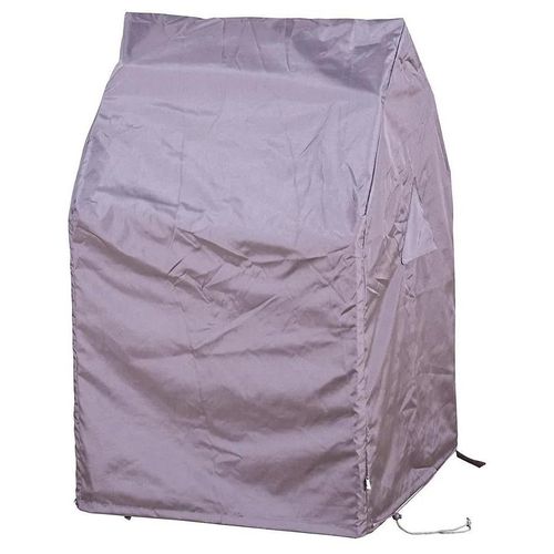 Housse De Protection Goodhome Pour Fauteuils Empilables H.105 Cm Gris