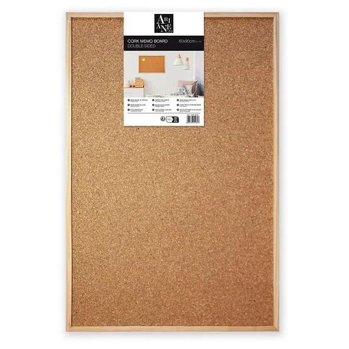 Tableau liège double face cork 4u l.60 x H.90 cm