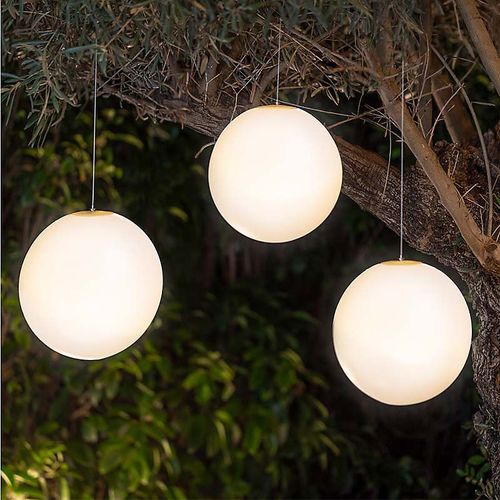 Suspension Extérieure Pianeta 450lm 25w Ip44 Blanc Newgarden H.35cm