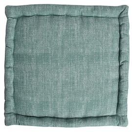 Pouf Soan Chambray Jby Creation Vert L.40 X H.30 Cm