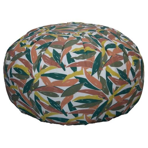 Pouf Rond Souple Ornami L.60 X H.40 Cm Multicouleurs