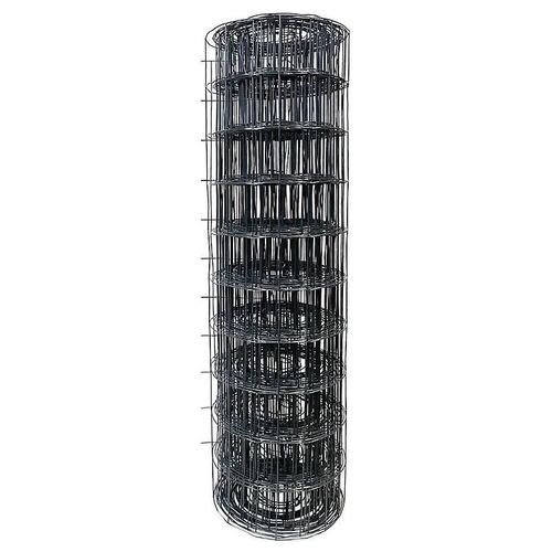 Grillage Soudé Anthracite Maille 100 X 100 Mm - Rouleau 20m X H.100 Cm