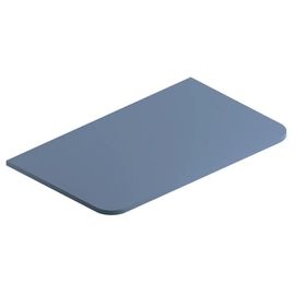 Plan De Toilette En Mélaminé Bleu Mat Alba 84,5 Cm