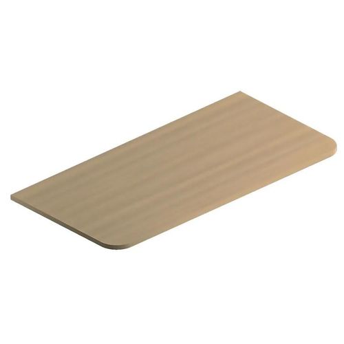 Plan De Toilette En Mélaminé Décor Bois Naturel Alba 104,5 Cm