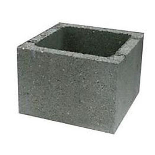 Elément De Pilier 28 X 28 Cm Gris En Béton