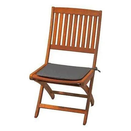 Galette de chaise carrée Peps anthracite 38 x 38 cm, ép.30mm