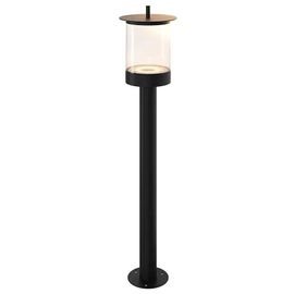 Potelet Beret Led Intégrée 800lm 11w Ip44 Goodhome Noir