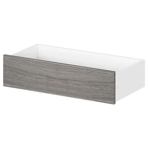 Tiroir Intérieur Effet Chêne Grisé Goodhome Atomia H. 17 X L. 93,7 X P. 45 Cm