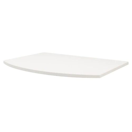 Plan De Toilette Pour Vasque À Poser Vague Blanc Mat 69,4 Cm