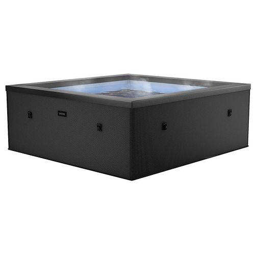 Spa Garda 6 places Wave Spa carré noir semi-rigide