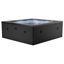 Spa Garda 6 places Wave Spa carré noir semi-rigide