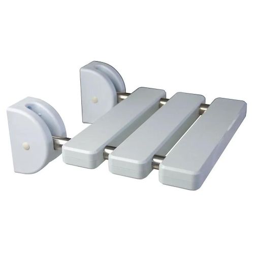 Siège De Douche Relevable Blanc À Fixer Godonier 