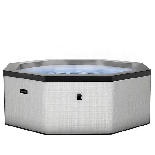 Spa Como 6 places Wave Spa octogonal gris semi-rigide